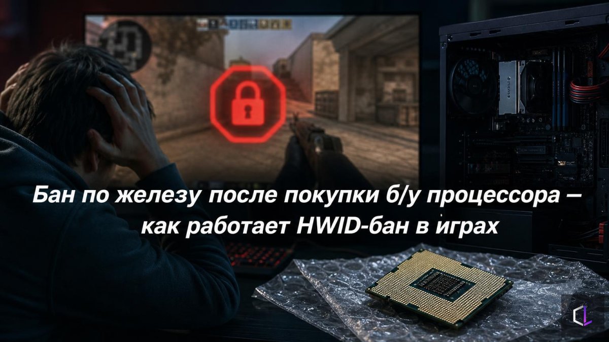 Қолдан сатып алынған процессордан кейінгі жабдық бойынша бан — ойындарда HWID-бан қалай жұмыс істейді