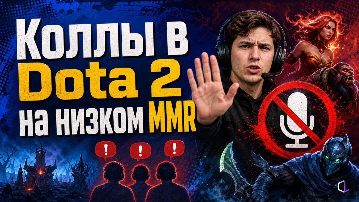 Коллы в Dota 2 на низком MMR: Malr1ne советует не командовать до 9000