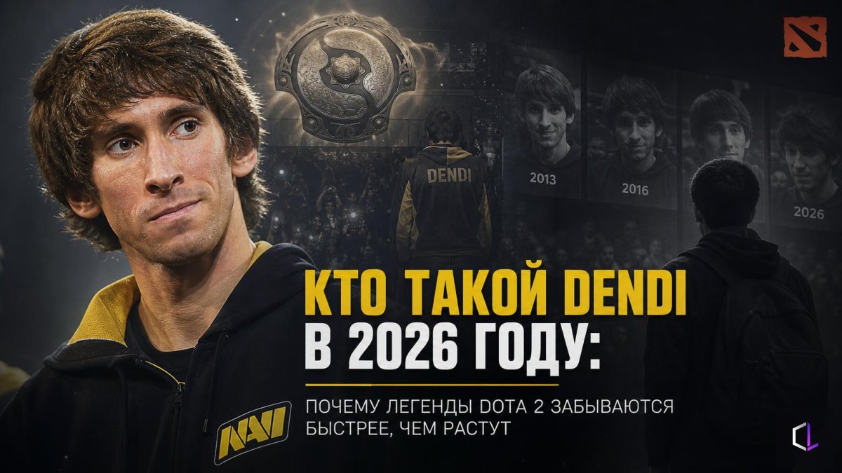 2026 жылы Dendi кім: Dota 2 аңыздары неге өсуден гөрі тезірек ұмытылады