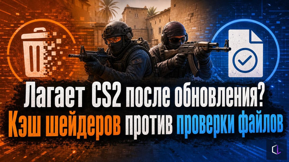 CS2 lagging after an update? Shader cache vs file verification