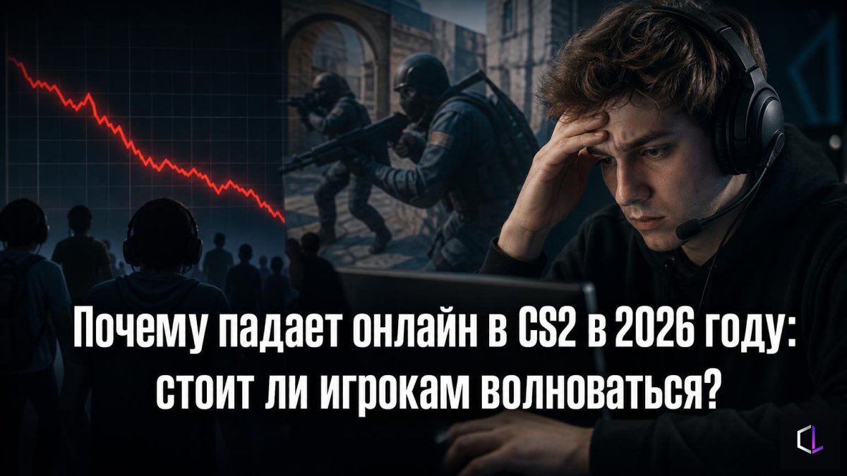 Почему падает онлайн в CS2 в 2026 году: стоит ли игрокам волноваться?