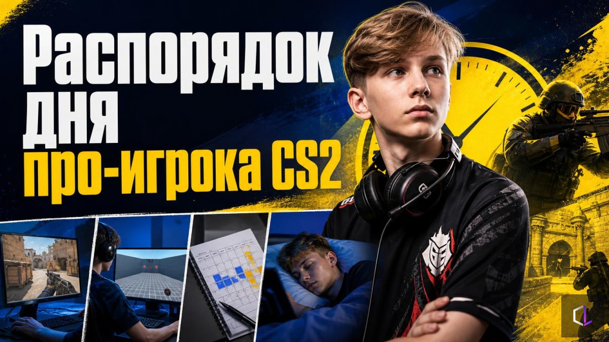 Распорядок дня про-игрока CS2: как расписан день M0NESY и что взять себе