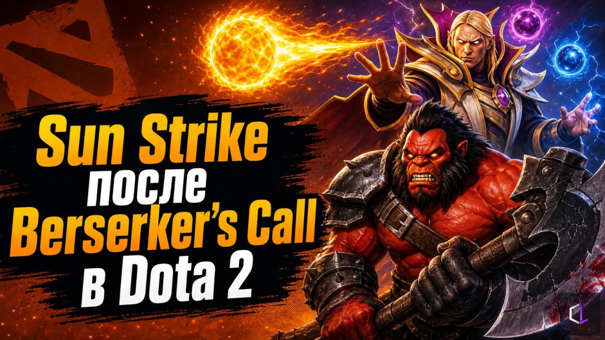 Dota 2-дегі Berserker's Call-дан кейінгі Sun Strike: Axe және Invoker-мен комбоны қалай жасауға болады