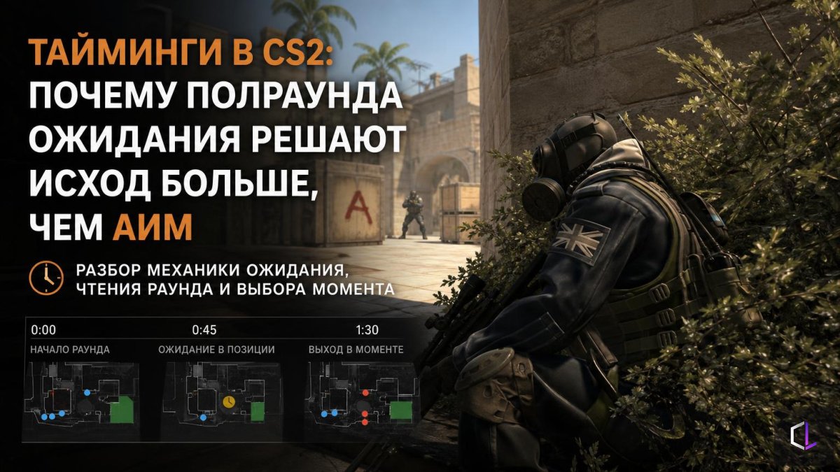 CS2-дегі таймингтер: неге жарты раунд күту нәтижеге аимнен де көбірек әсер етеді